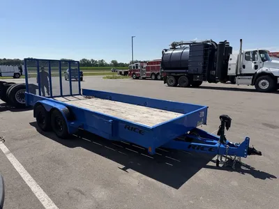 New | in-Stock 2025 RICE TST7616 Flatbed Trailers Minnesota US | Carco Truck & Equipment #1513928