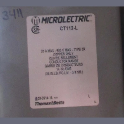 Microlectric 20 Amp Meter Base