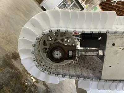 NEW 2005 WEIGHPACK INCLINED INFEED CONVEYOR