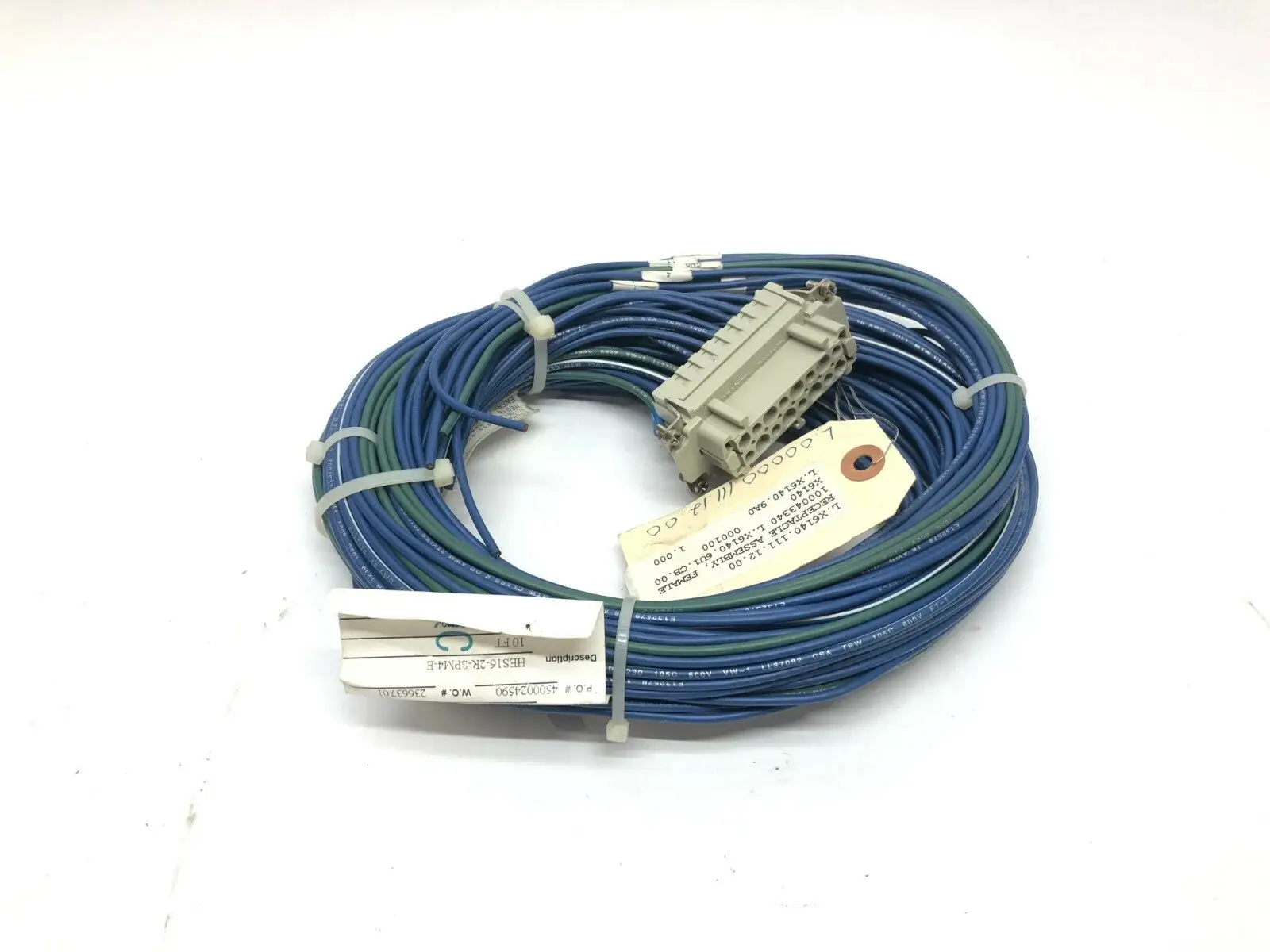 HES16-2R-SPM4-E | Gilman  10 FT ABB Robot Control Cable, Female L.X6140.111.12.00 - New Other