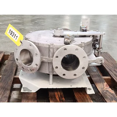 Used Reimelt GmbH 4" Single-channel Stainless Steel Tunnel Diverter Valve