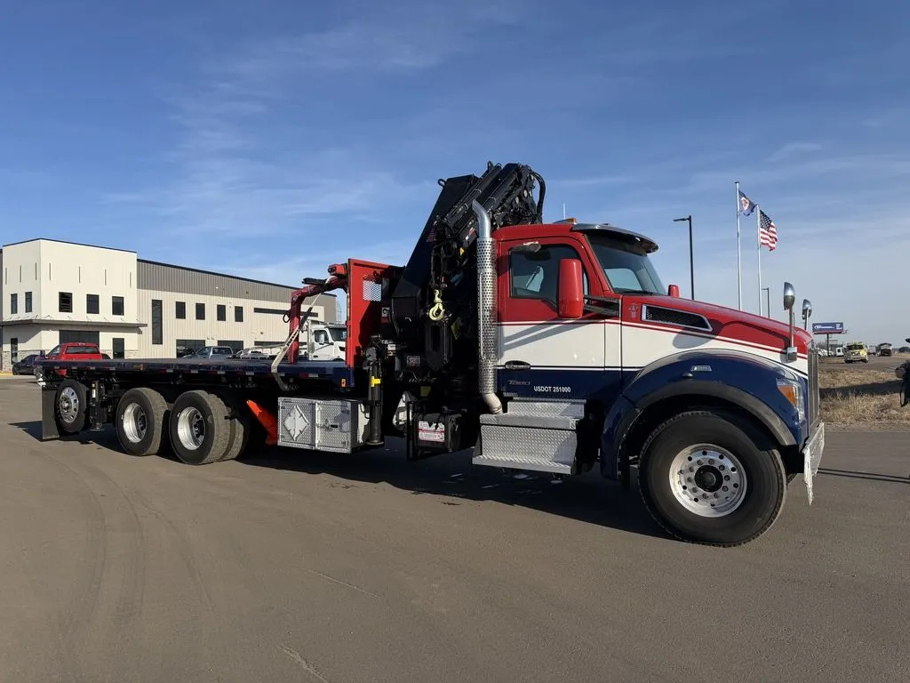 Used 2024 KENWORTH T880 HIAB Truck-Mounted Cranes Minnesota US | Carco Truck & Equipment #1513973