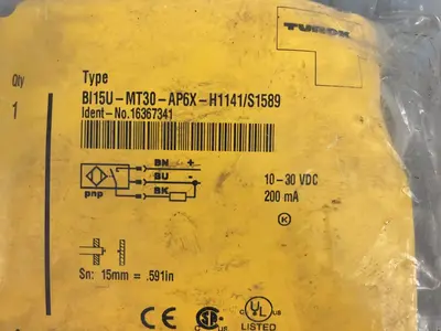 USED TURCK BI15UMT30AP6XH1141/S1589