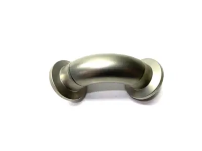USED AGILENT STAINLESS STEEL 90-DEGREE ELBOW FITTING 1.5" CLEARANCE NW16