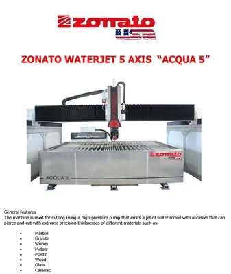 2025 ZONATO Acqua 5 Waterjet Cutters | CNC EXCHANGE (5)