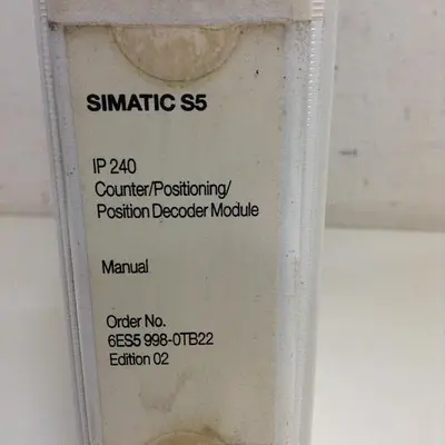 USED SIEMENS 6ES5 998-0TB22