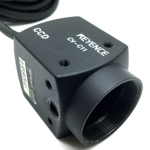 Keyence CV-C11 Machine Vision Camera Black/White C-Mount 1/5" Monochrome CCD [Refurbished]