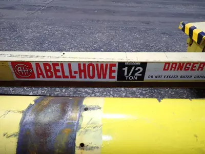 Abell Howe  1/2 Ton  Jib Crane