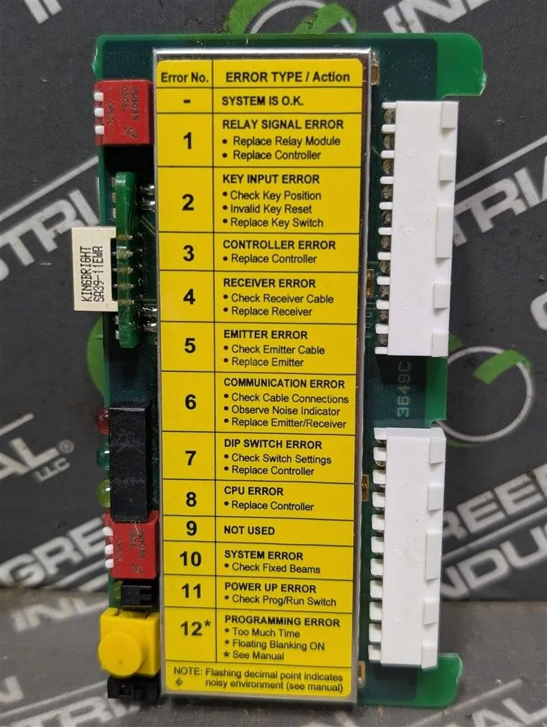 Banner MSAB-2 109591 Light Curtain Control Module Used