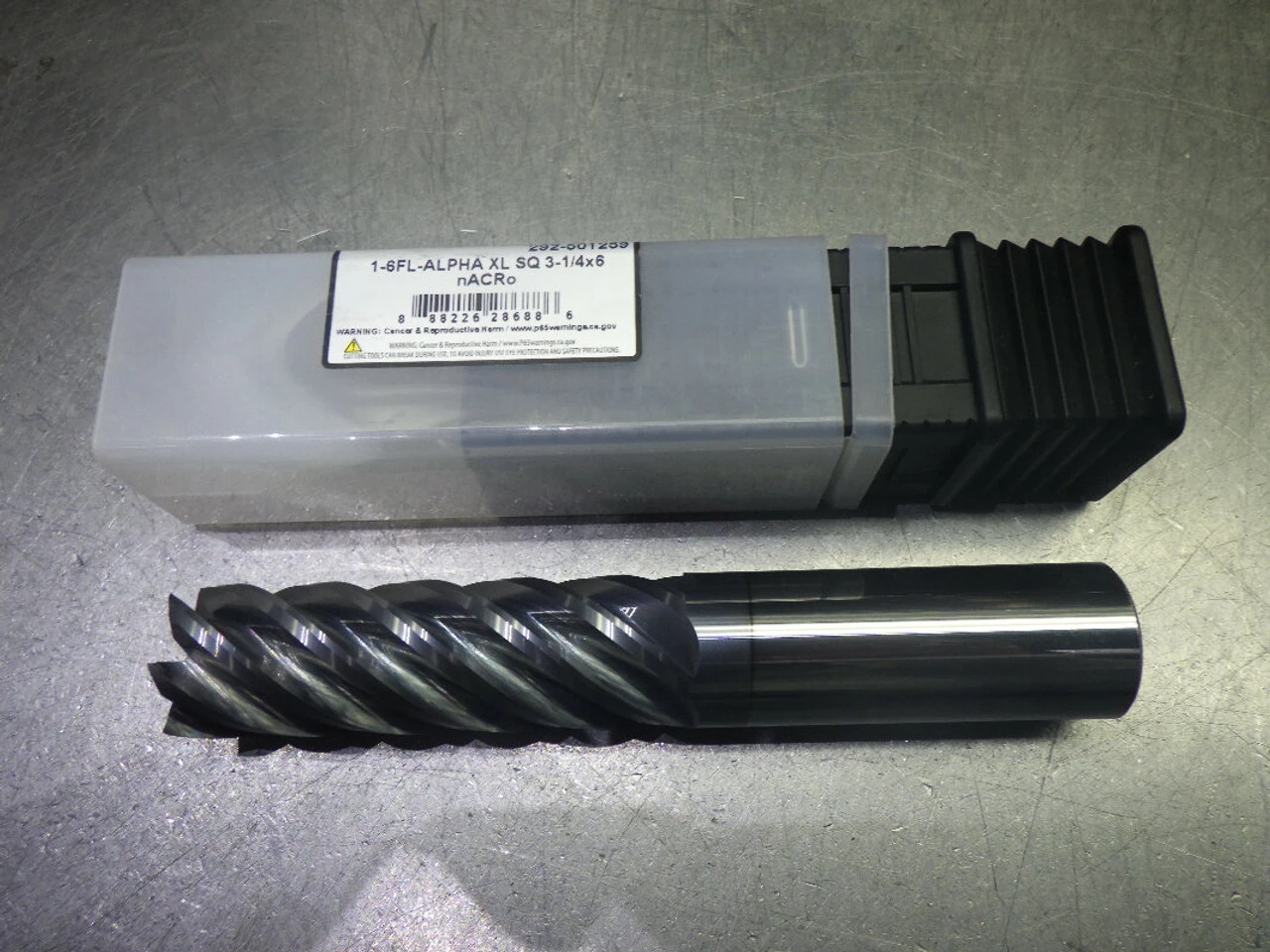Monster 1" 6 Flute Carbide SQ XL Endmill 1" Shank 292-501259 (LOC374)