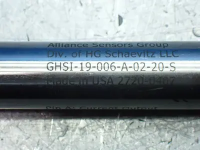 New | in-Stock ALLIANCE SENSORS GROUP GHSI19006A0220S Sensors Ohio US | HGR 24 #901170
