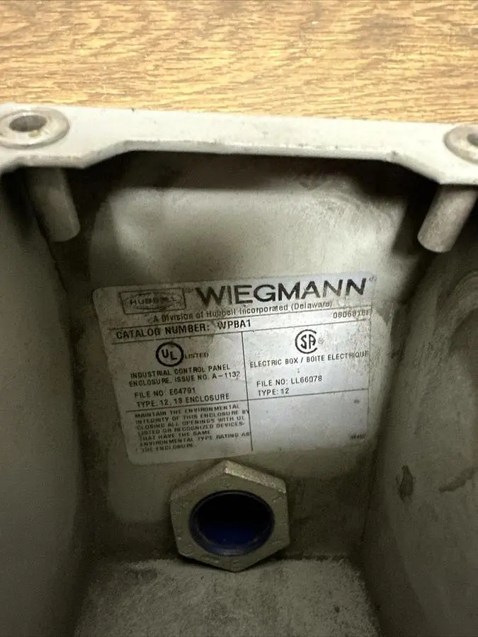 Used WEIGMANN WPBA1 Miscellaneous Equipment (Electrical & Power) Ohio US | Surplus Asset Holdings #1243836