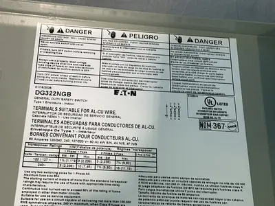 New | in-Stock EATON DG322NGB Switchgears Ohio US | HGR 24 #1278502