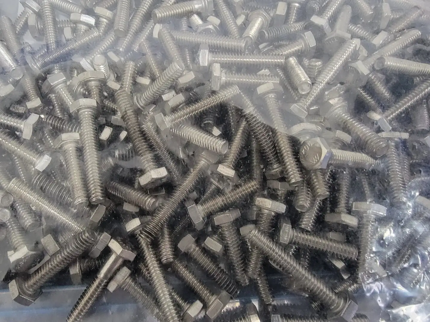 THE 1/4" F593C Stainless Steel Hex Bolt (Assorted length) (Bag of 260/Qty)