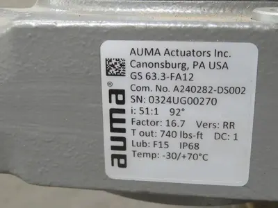 New | in-Stock AUMA 1.2 Rotary Actuators Texas US | Aucto #1308590