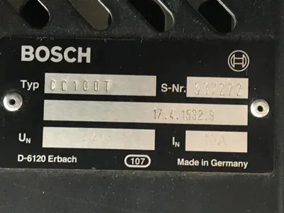 USED BOSCH CC 100 T