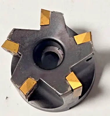 Teledyne Face Mill FSM-2PN-0 Tool Holder 2" Indexable Milling Cutter Carbide