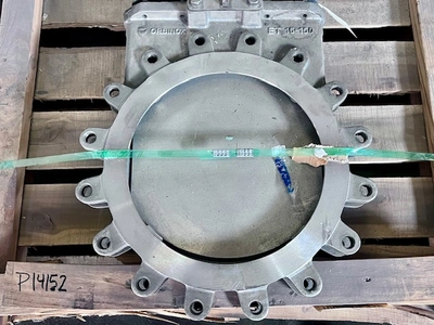 16" Orbinox Stainless Steel Air Operated Knife Gate Valve