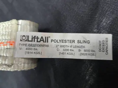 (6) 2"x 6ft Lifting Straps