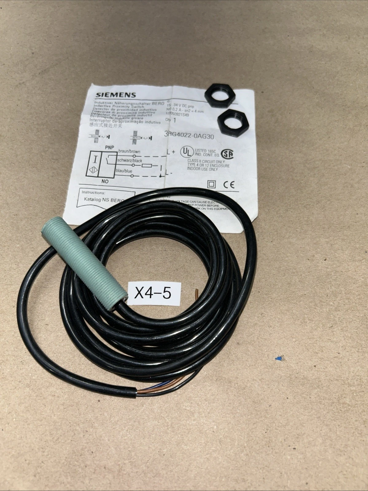 NEW Siemens 3RG4022-0AG30