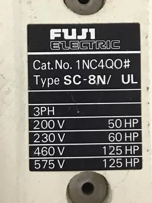 USED FUJI ELECTRIC SC-8N/UL 1NC4QO
