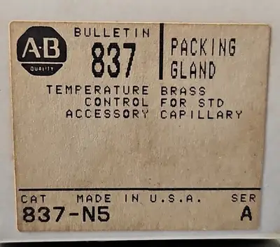 USED Allen-Bradley ALLEN BRADLEY 837 -N 5