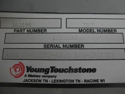 NEW YOUNG TOUCHSTONE MWF