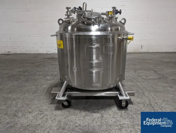 Used DCI Used 600 liter DCI Jacketed Receiver Vessel, Hastelloy C22, 45/150# Stainless Steel Tanks Ohio US | Federal Equipment Company #127218