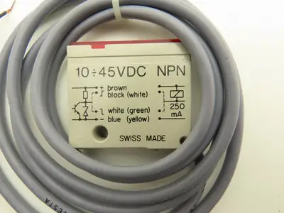 Elesta OLS 222 Through Beam Photoelectric sensor 7m Range 45vdc NPN