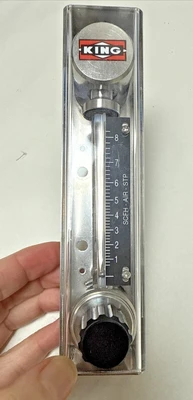 King Instrument Company 74C123G081323510 Glass Tube FlowMeter