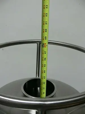 USED PRECISION 200 LITER 316 STAINLESS STEEL  PRESSURE VESSEL 100 PSI @ 302F