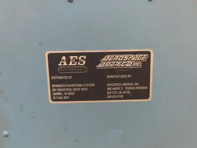 Aerospace America Air Filtration Dust Filter Collector 3Hp 230/460V No Filter