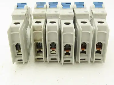 Allen Bradley Circuit Breaker 2/4/5/15/20A 1 Pole Mixed Lot of 6