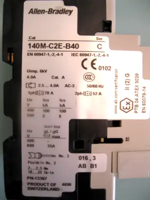 USED Allen-Bradley 140M-C2E-B40