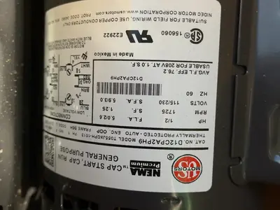 Used US MOTOR T055JXCPH1513 A.C. Motors Ohio US | HGR 24 #1004435