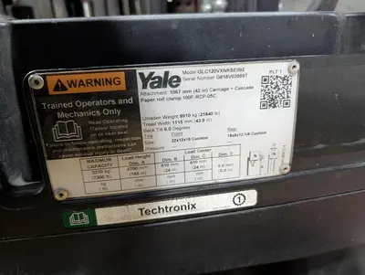 USED YALE GLC120VX