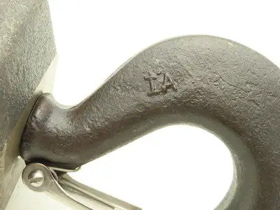 Crosby IA 3-Ton Hoist Upper Swivel Hook Mount with Chain Guide