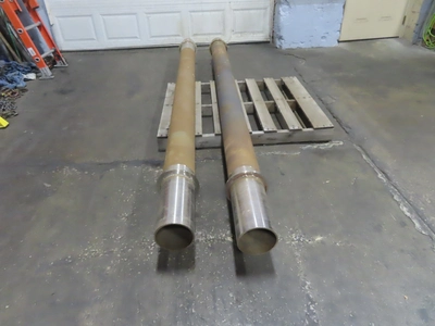 6" diameter Rotary Calciner / Rotary Kiln Tubes, Inconel, qty.2
