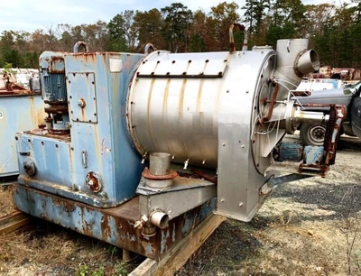 Alfa-Laval SB-800/2 2-stage pusher centrifuge, 316SS.