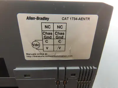 Allen Bradley 1734-AENTR Ethernet Adapter Dual Port Series B Point I/O FW 5.012
