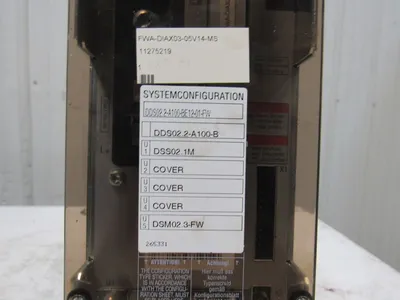 Indramat DDS02.2-A100-BE12-01-FW Ac Servo Controller