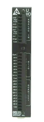 USED DELTA COMPUTER R100-UI/O INPUT/OUTPUT MODULE RMC-REF R100UIO
