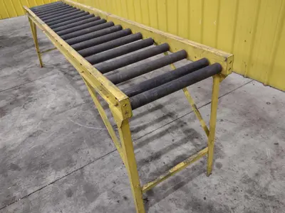 10' X 18" ROLLER TABLE FOR HYD MECH S20 SAW: STOCK #23767