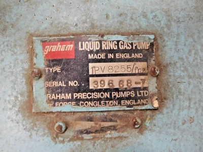 Used GRAHAM 1PV8255 Vacuum Pumps Ohio US | Equipment Recovery Corp. #1331418