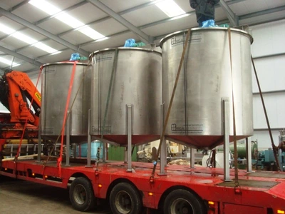 4500 L Stainless Steel Open Top Tank