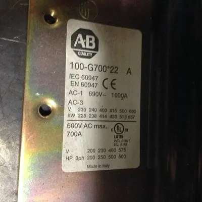 USED ALLEN BRADLEY 100-G700.22
