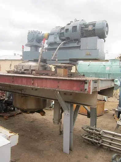 Reactor, 200 Gallon, S/st, Jkt, Sweep Agit, 45 PSI, #S739750