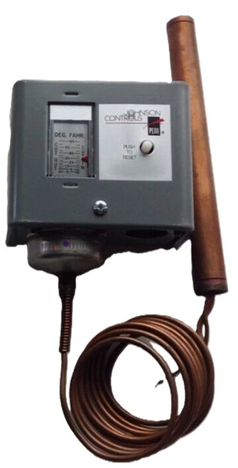Johnson Controls A70HA-7C Temperature Control, Manual Reset, -10 to 65 deg F [New]