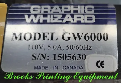 USED GRAPHIC WHIZARD 6000