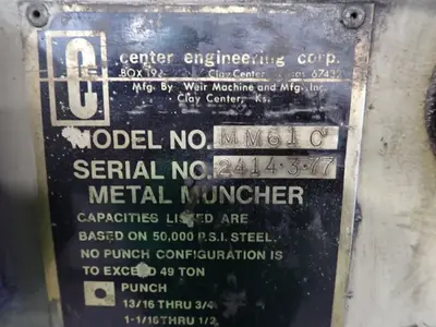 USED CENTER ENGINEERING MM61C